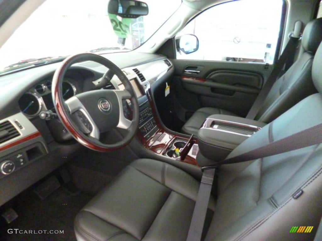 Ebony/Ebony Interior 2014 Cadillac Escalade Luxury AWD Photo #88845784