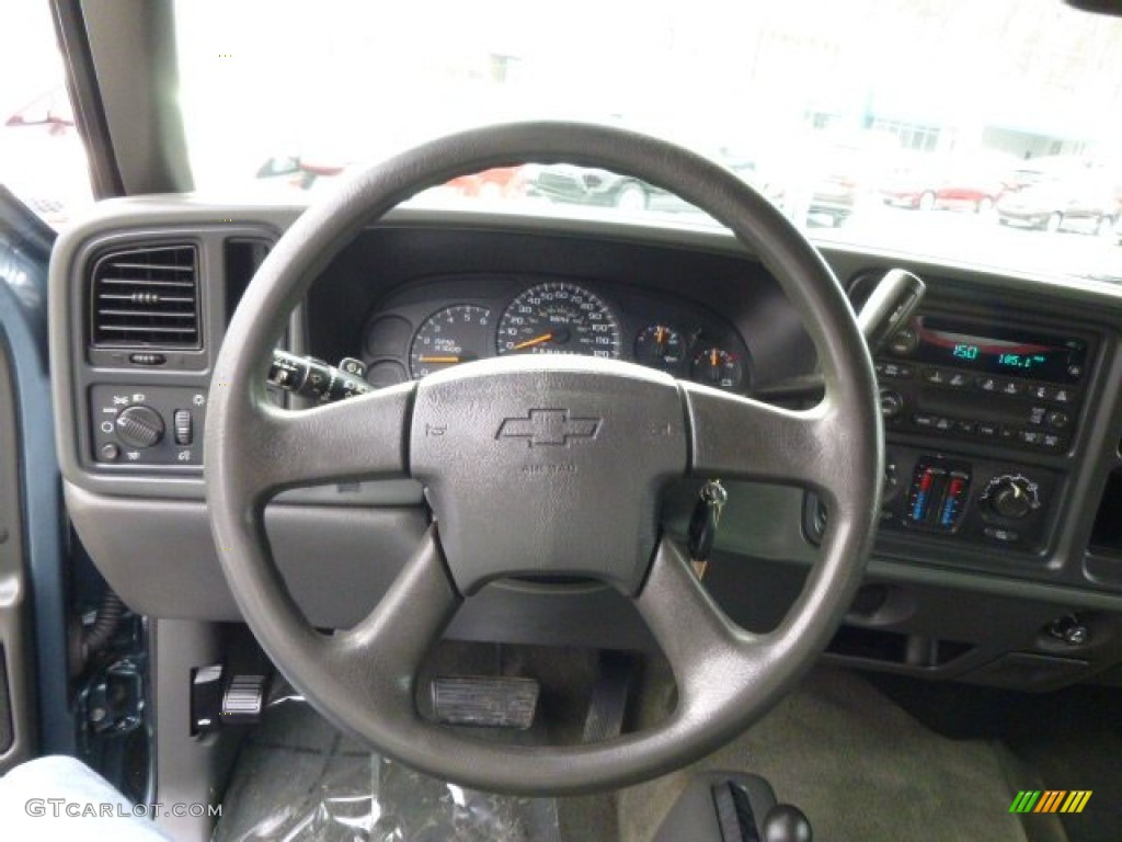 2006 Silverado 1500 LS Crew Cab 4x4 - Blue Granite Metallic / Dark Charcoal photo #18