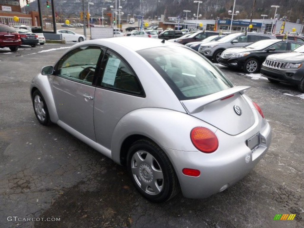 2001 New Beetle GLS Coupe - Silver Arrow Metallic / Black photo #6