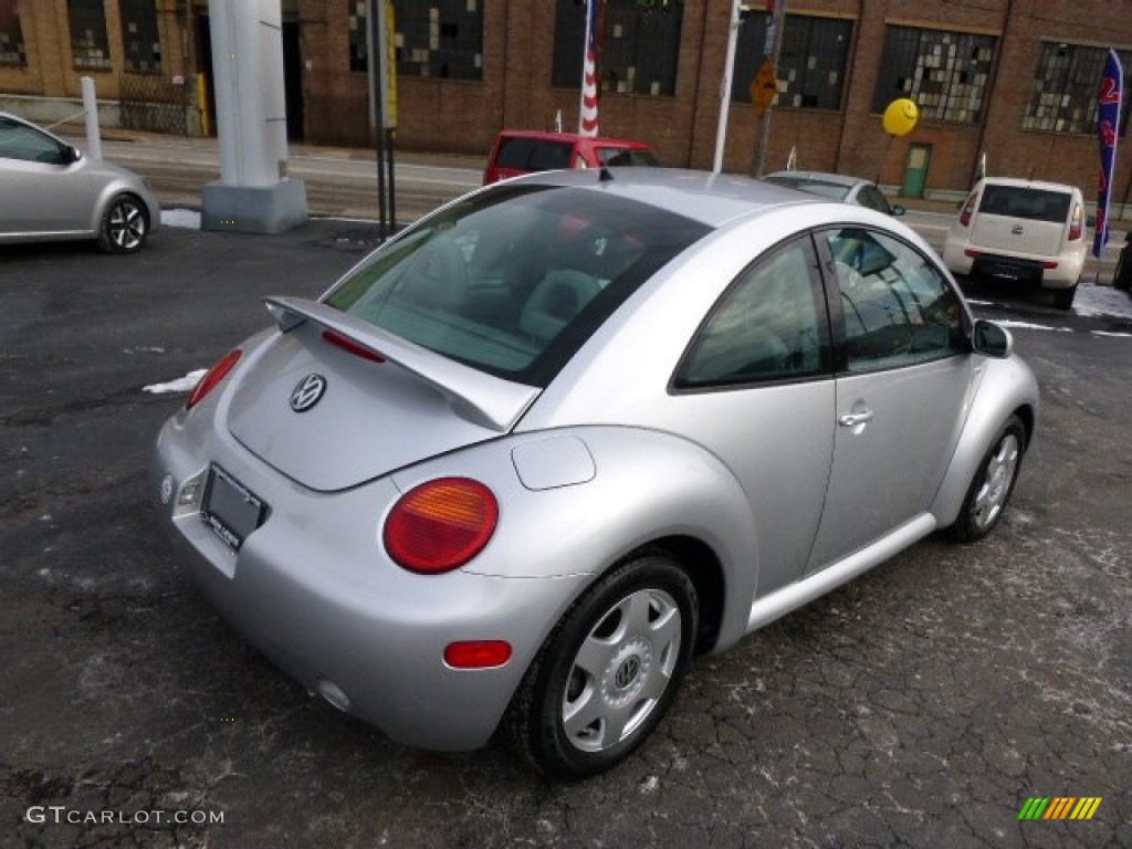 2001 New Beetle GLS Coupe - Silver Arrow Metallic / Black photo #8