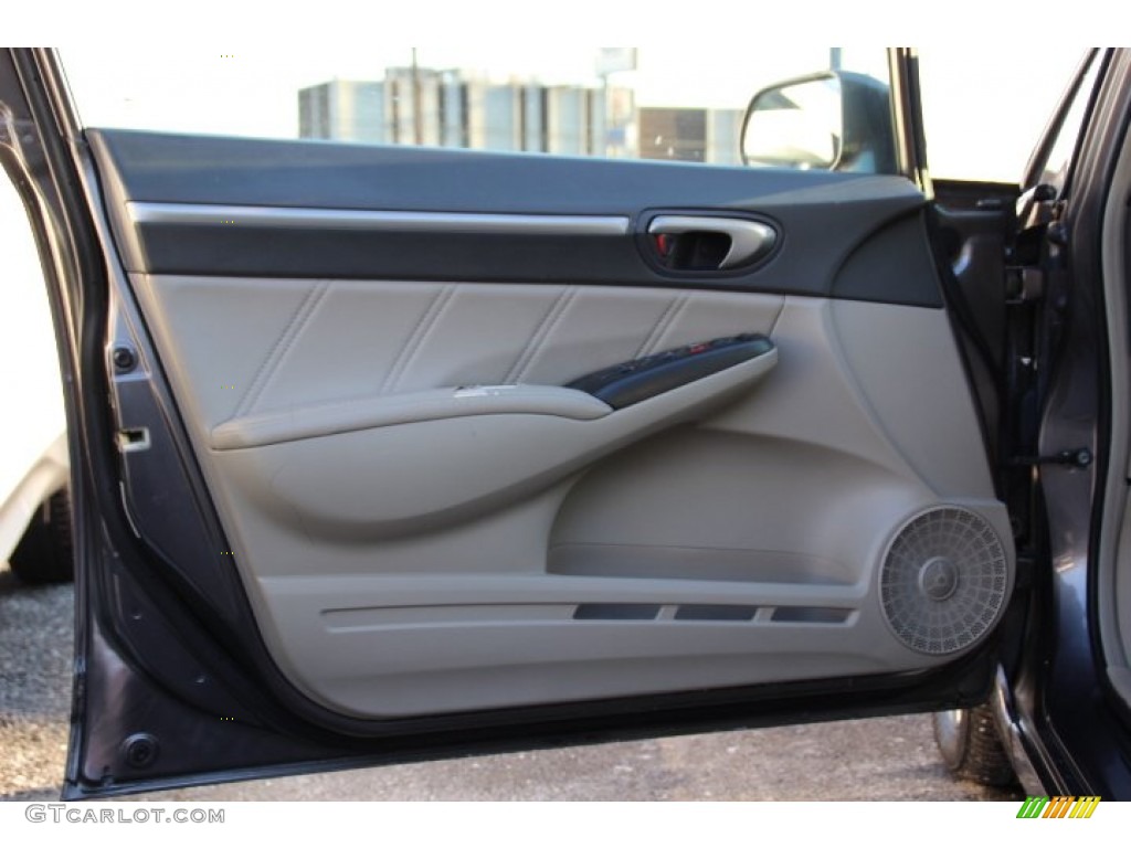 2009 Honda Civic EX-L Sedan Beige Door Panel Photo #88845990