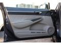 Beige 2009 Honda Civic EX-L Sedan Door Panel