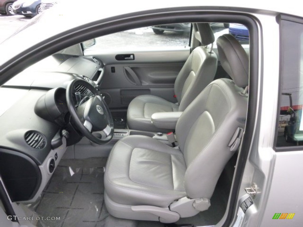 2001 New Beetle GLS Coupe - Silver Arrow Metallic / Black photo #10