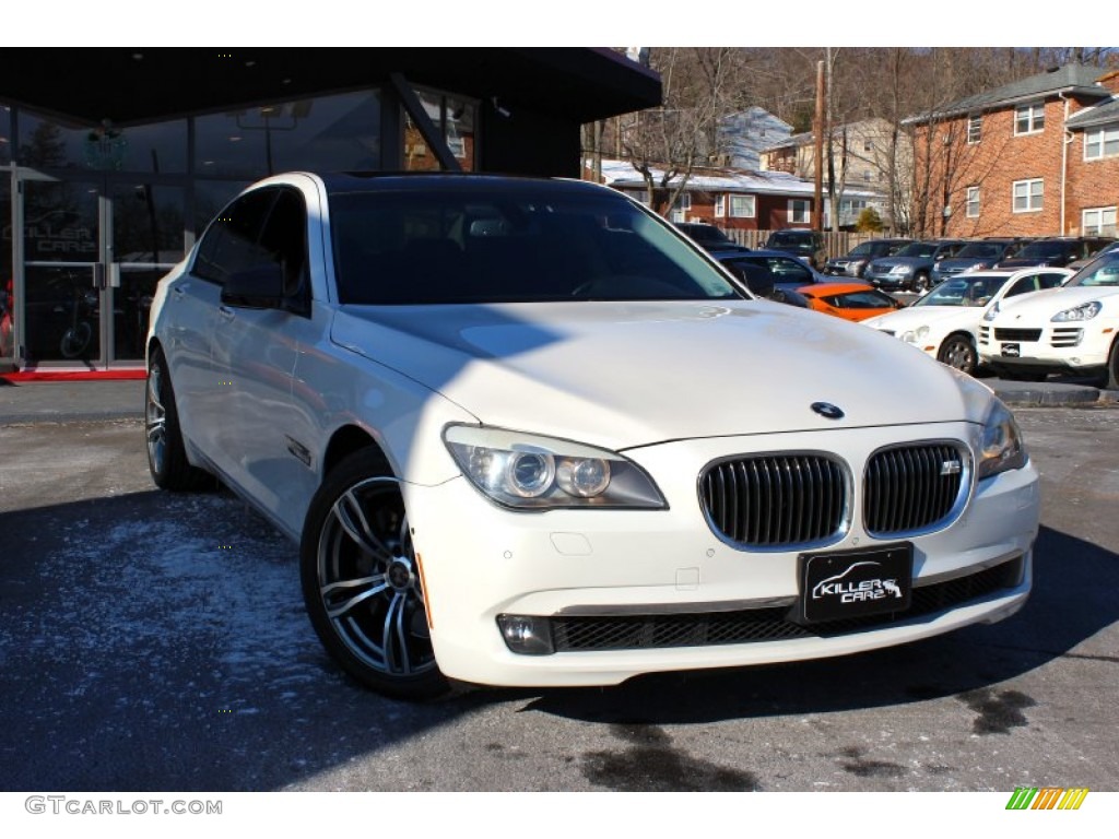 2009 7 Series 750i Sedan - Alpine White / Black Nappa Leather photo #1