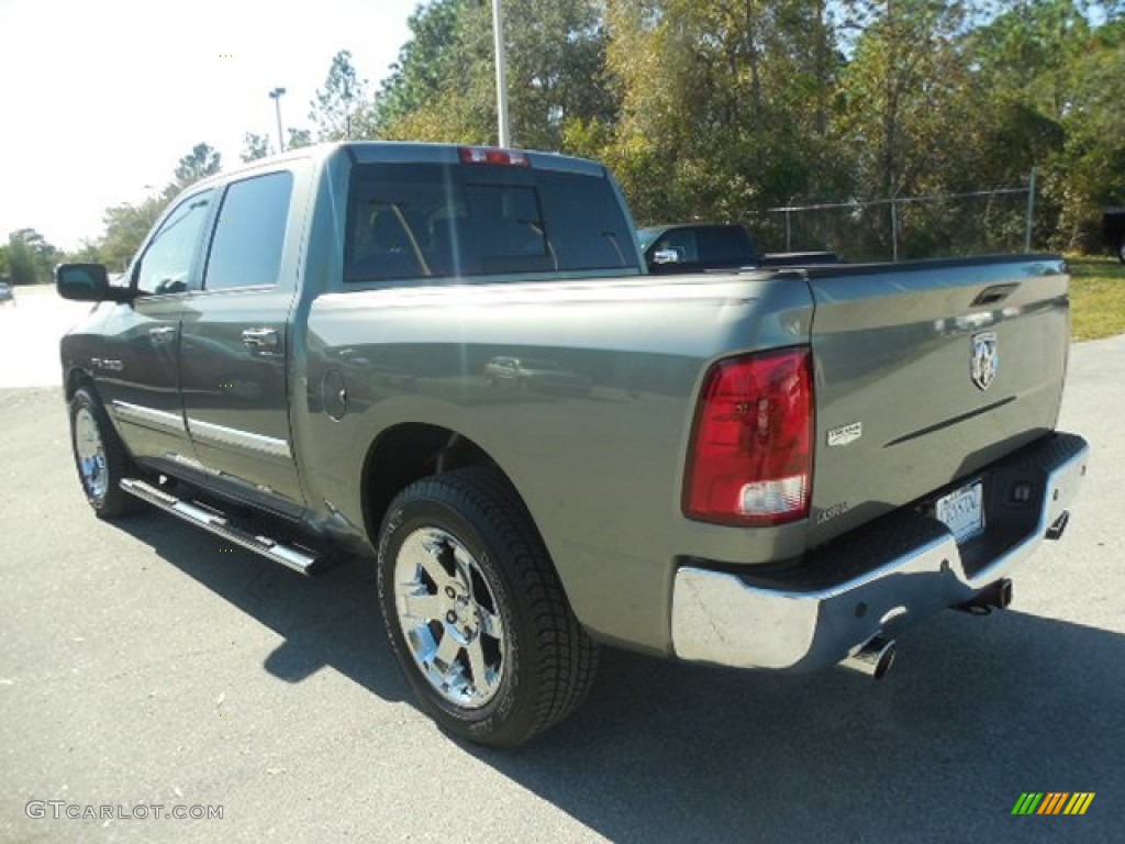 2010 Ram 1500 Laramie Crew Cab - Mineral Gray Metallic / Dark Slate Gray photo #3