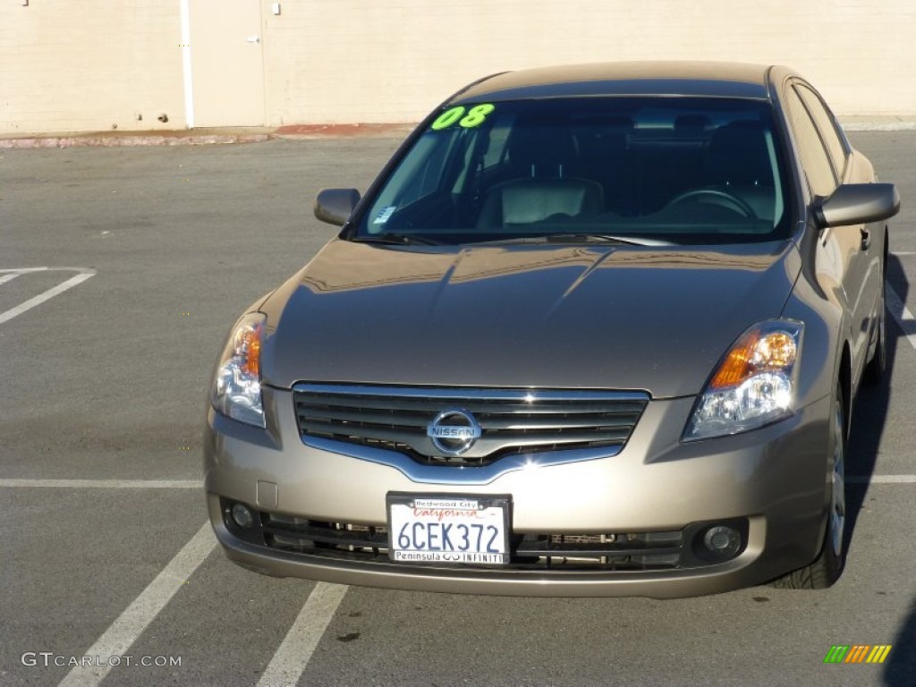 2008 Altima 2.5 S - Pebble Beach Metallic / Charcoal photo #2