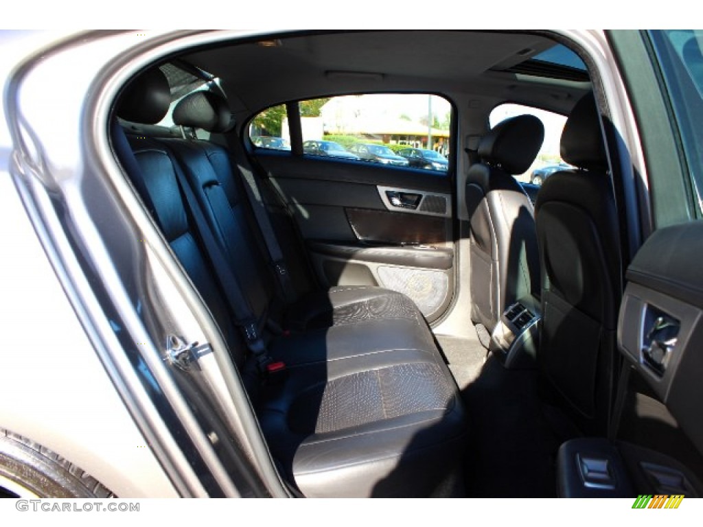 2009 XF Supercharged - Pearl Grey Metallic / Charcoal/Charcoal photo #23