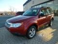 2011 Camelia Red Metallic Subaru Forester 2.5 X  photo #3