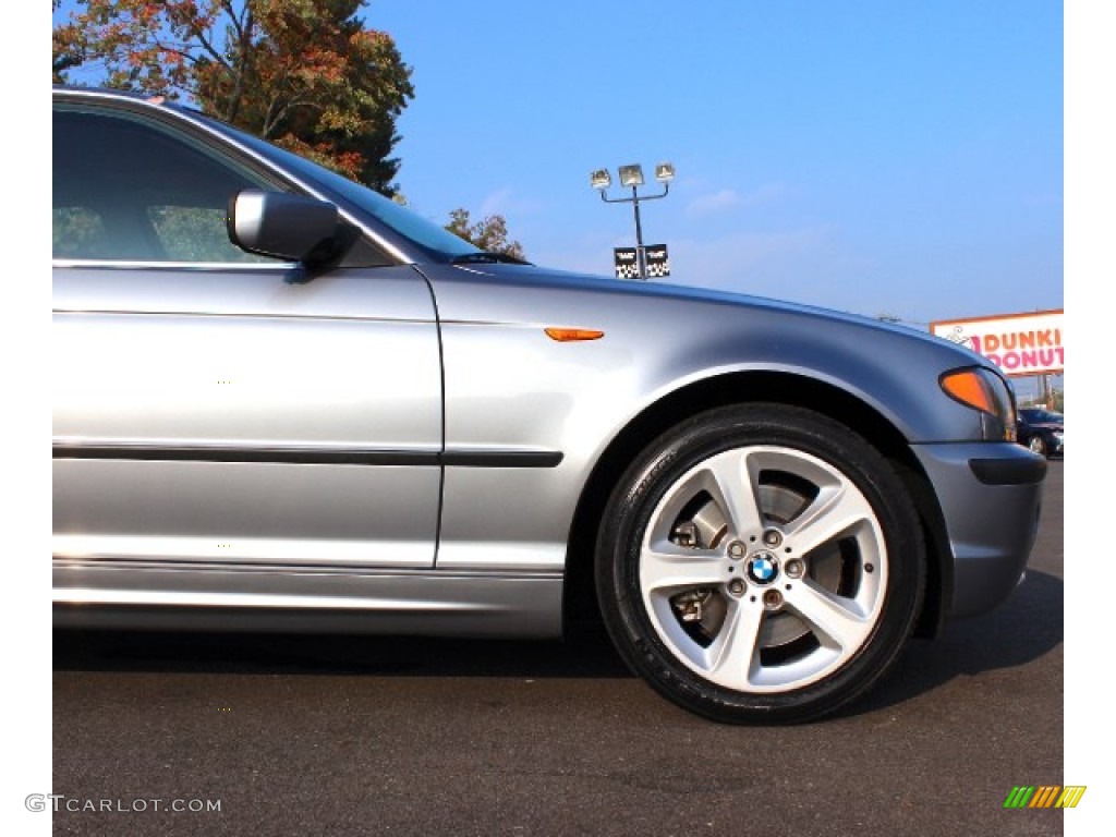 2005 3 Series 330xi Sedan - Silver Grey Metallic / Grey photo #22