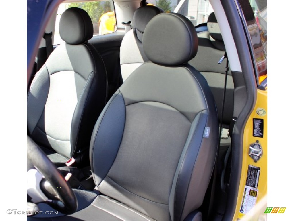 2007 Cooper Hardtop - Mellow Yellow / Carbon Black/Carbon Black photo #15