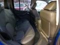 2014 Nissan Xterra PRO-4X Gray/White Leather Interior Rear Seat Photo