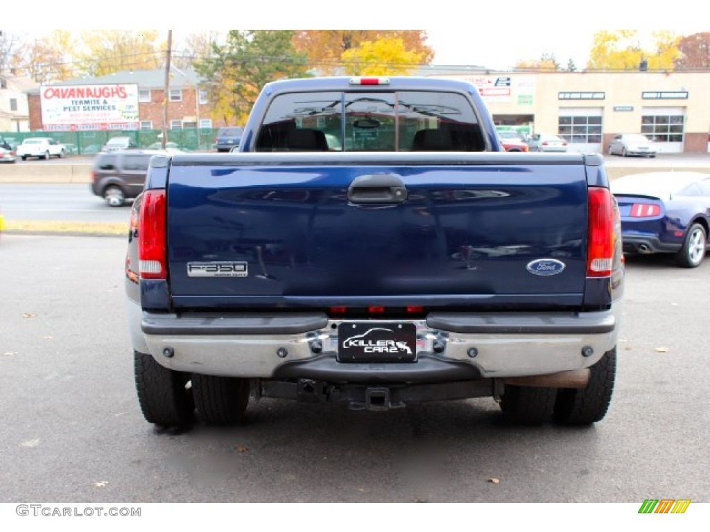 2005 F350 Super Duty XLT Crew Cab 4x4 Dually - True Blue Metallic / Medium Flint photo #6