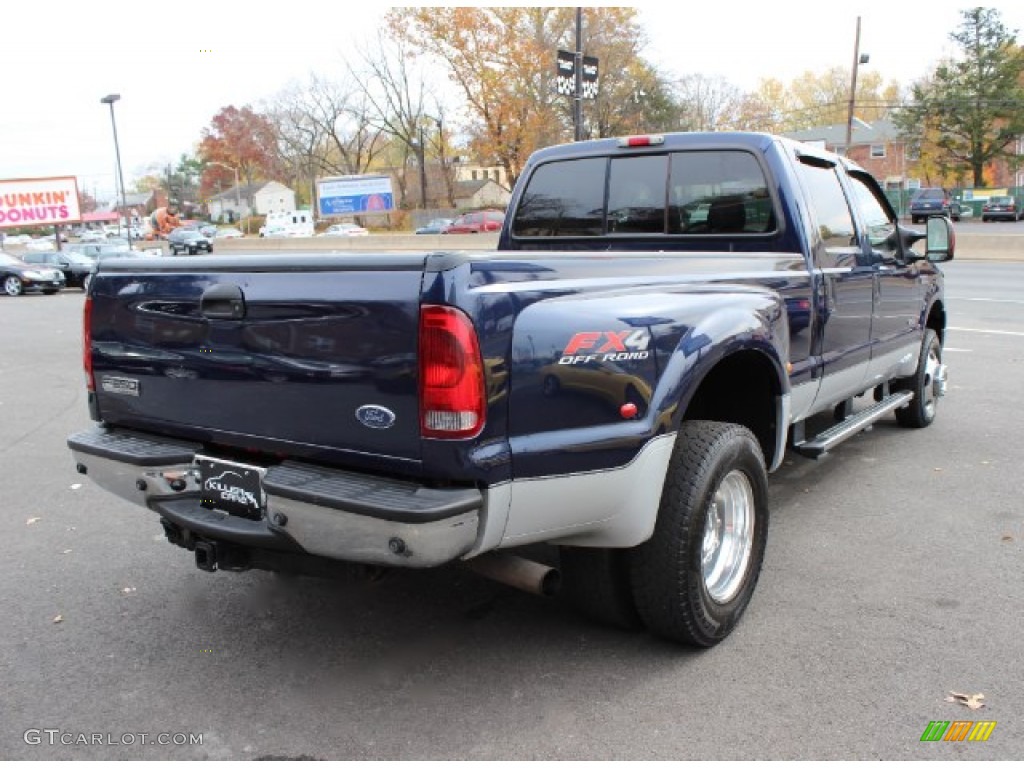 2005 F350 Super Duty XLT Crew Cab 4x4 Dually - True Blue Metallic / Medium Flint photo #7
