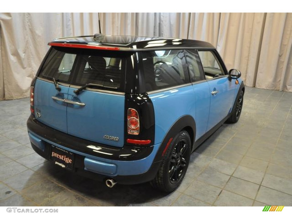 2013 Cooper Clubman - Kite Blue / Carbon Black photo #13