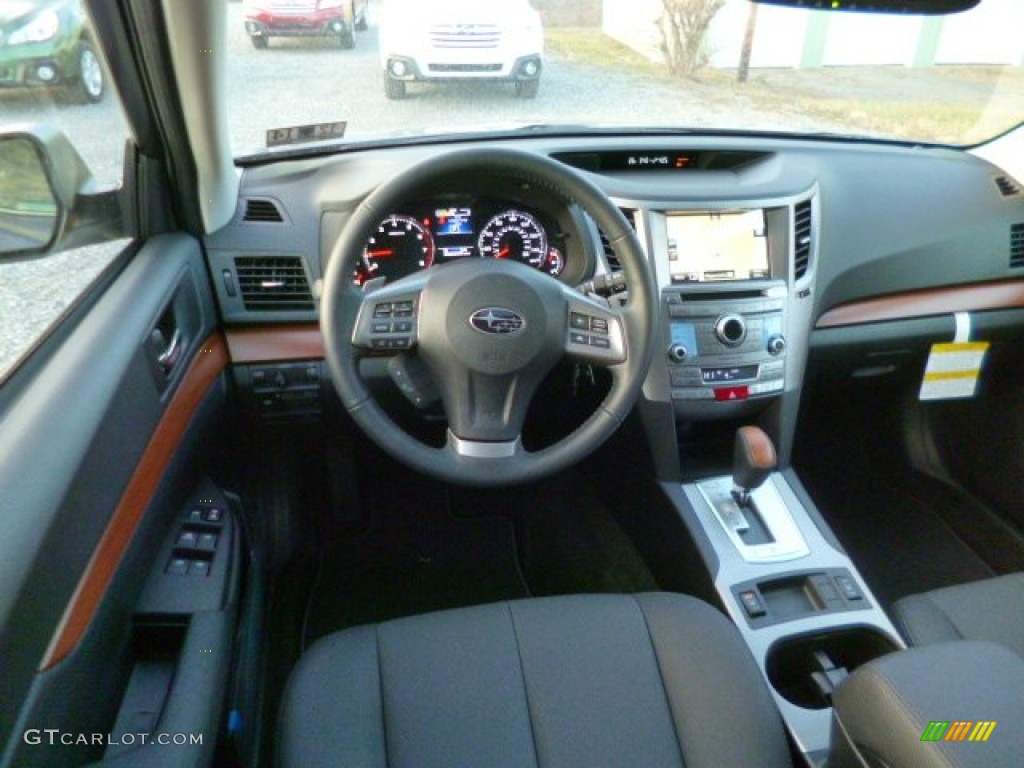 2014 Subaru Outback 2.5i Limited Black Dashboard Photo #88850552