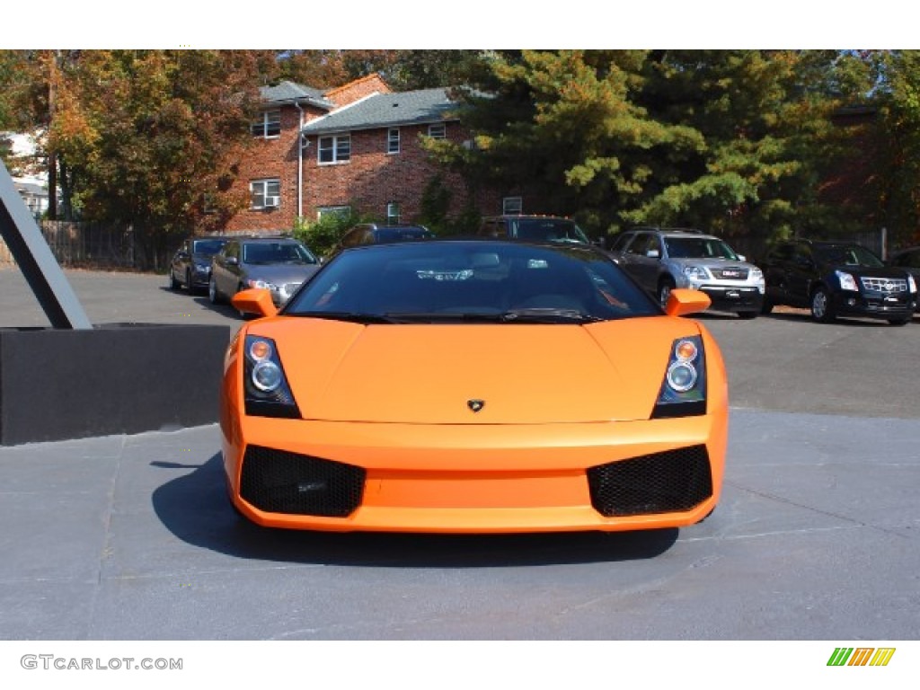 2007 Gallardo Spyder E-Gear - Arancio Borealis (Orange) / Nero Perseus/Arancio Leonis photo #2