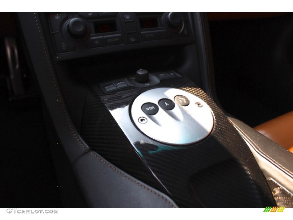 2007 Gallardo Spyder E-Gear - Arancio Borealis (Orange) / Nero Perseus/Arancio Leonis photo #20