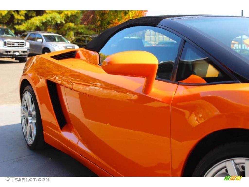 2007 Gallardo Spyder E-Gear - Arancio Borealis (Orange) / Nero Perseus/Arancio Leonis photo #29