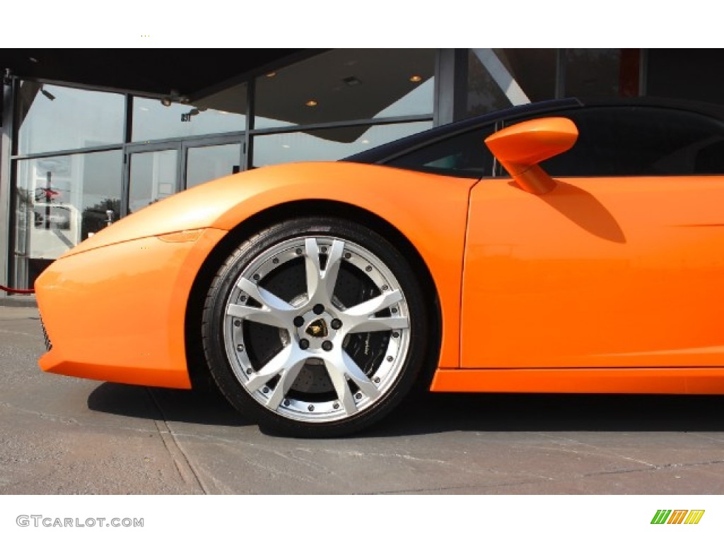 2007 Gallardo Spyder E-Gear - Arancio Borealis (Orange) / Nero Perseus/Arancio Leonis photo #30