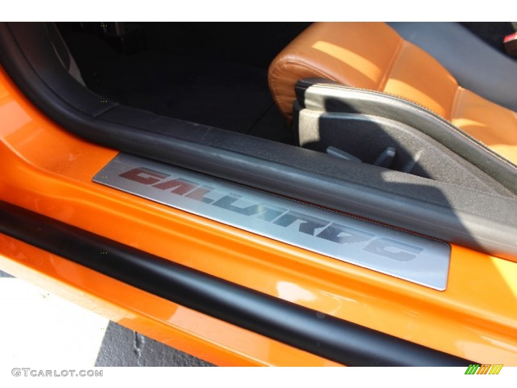 2007 Gallardo Spyder E-Gear - Arancio Borealis (Orange) / Nero Perseus/Arancio Leonis photo #32