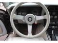 Silver 1978 Chevrolet Corvette Indianapolis 500 Pace Car Steering Wheel
