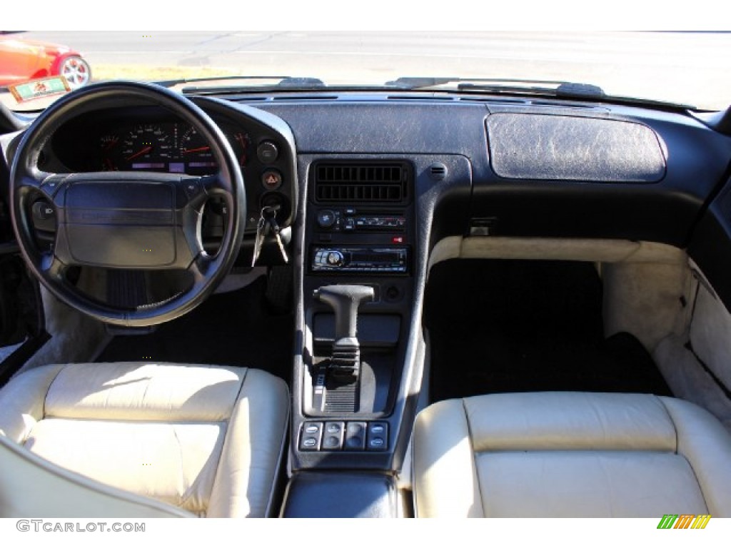 Beige Interior 1990 Porsche 928 S4 Photo #88851721