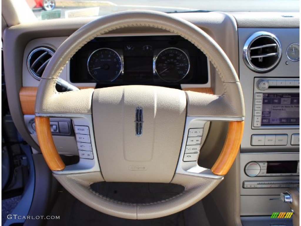 2008 MKZ AWD Sedan - White Suede / Sand photo #14