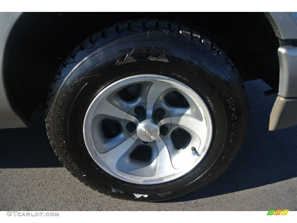 2000 S10 LS Regular Cab - Light Pewter Metallic / Graphite photo #21