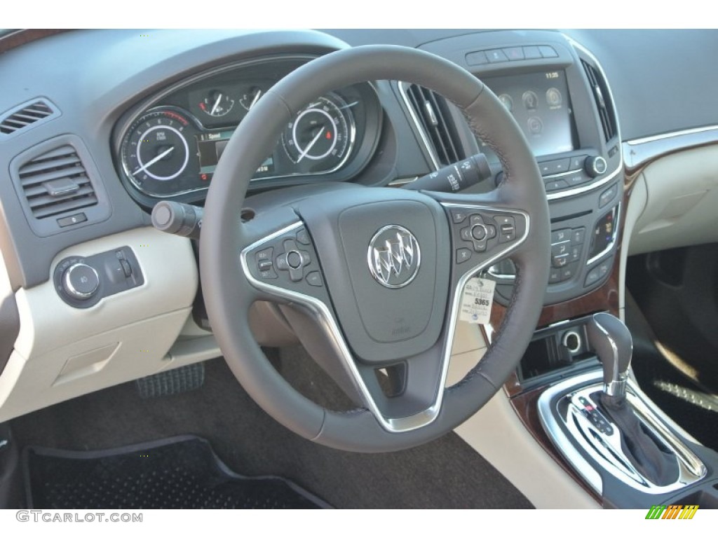 2014 Buick Regal FWD Light Neutral Steering Wheel Photo #88853839