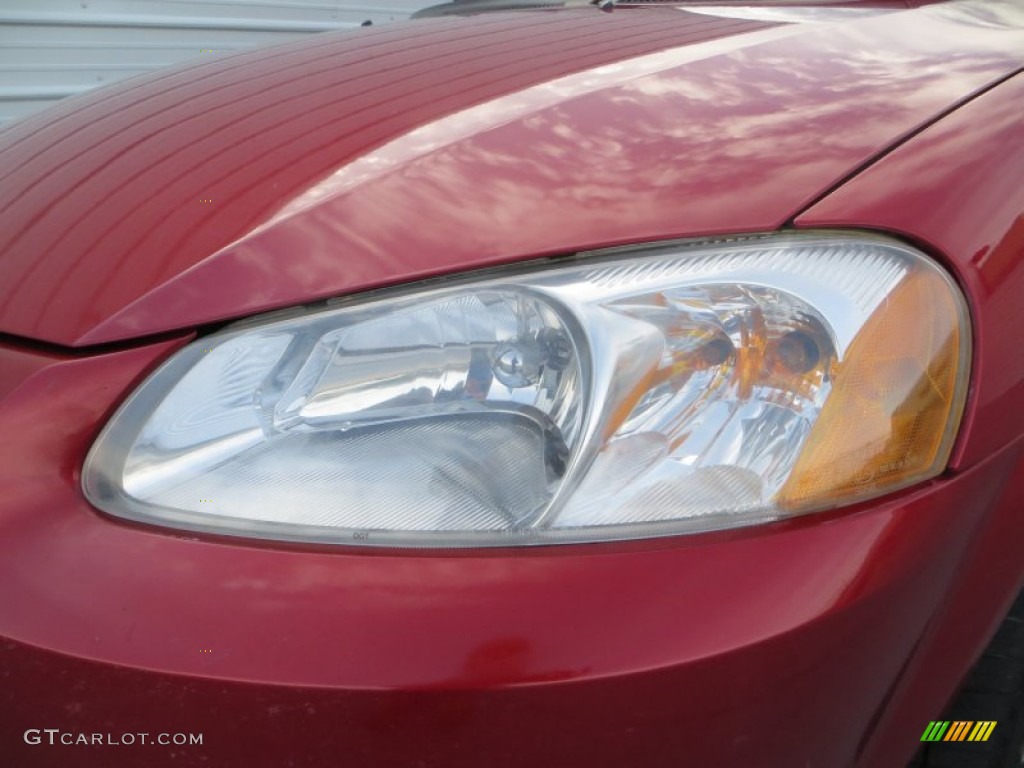 2002 Stratus SE Plus Sedan - Inferno Red Pearl / Sandstone photo #9
