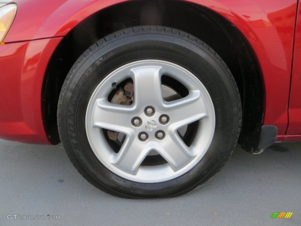 2002 Stratus SE Plus Sedan - Inferno Red Pearl / Sandstone photo #12