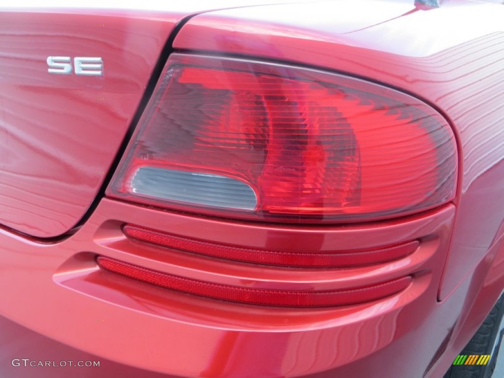 2002 Stratus SE Plus Sedan - Inferno Red Pearl / Sandstone photo #17