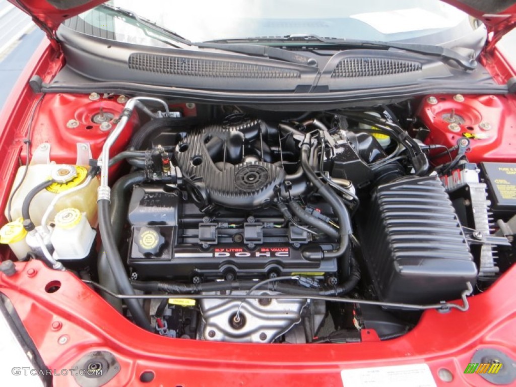 2002 Stratus SE Plus Sedan - Inferno Red Pearl / Sandstone photo #22