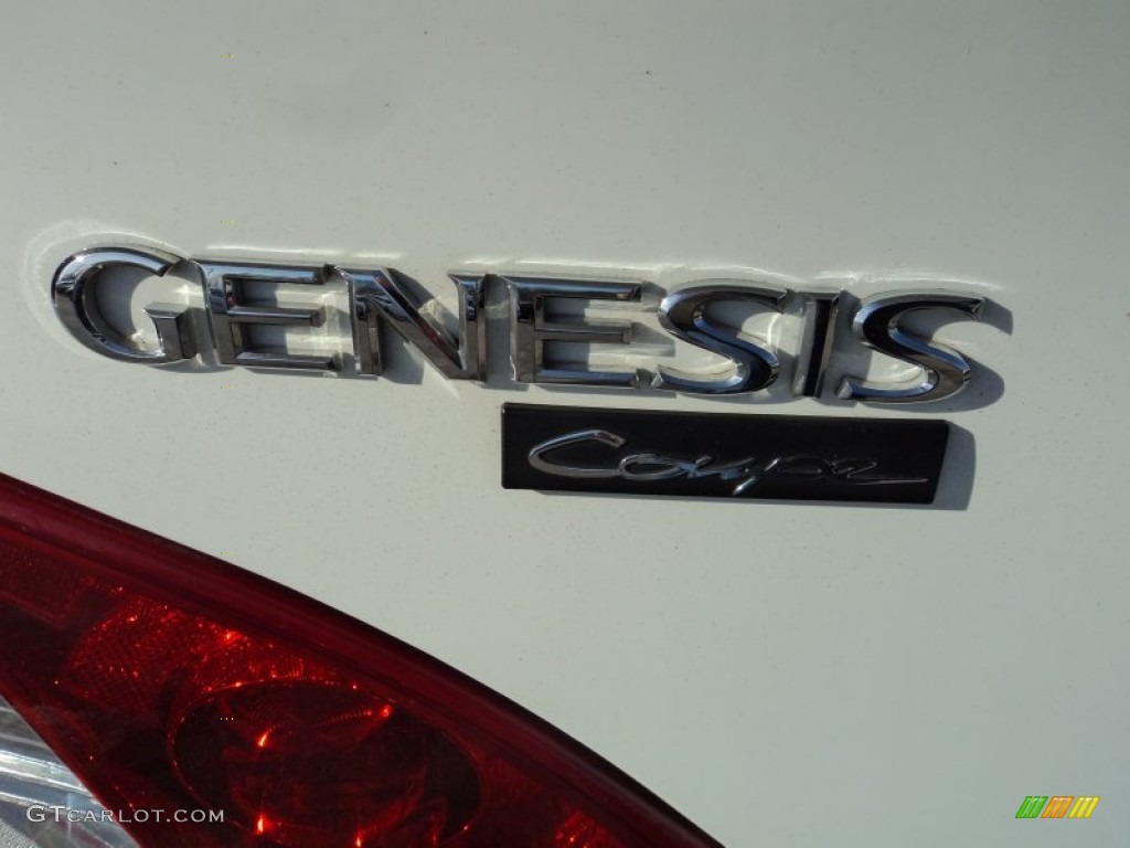 2012 Genesis Coupe 3.8 Track - Karussell White / Black Leather photo #30