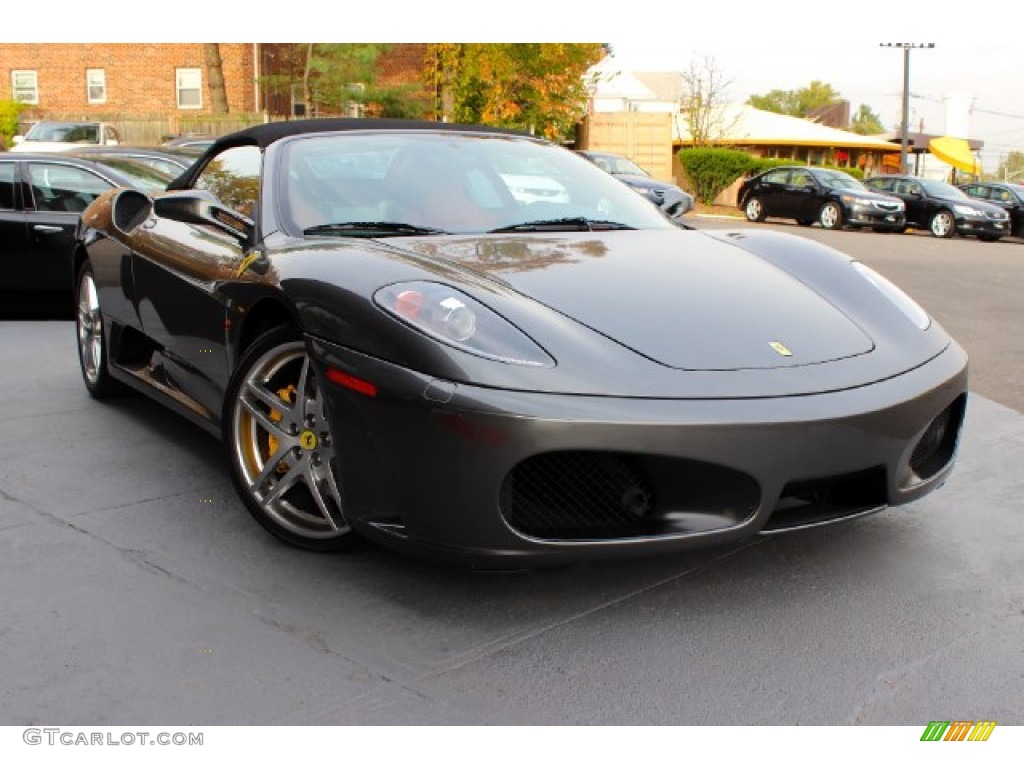 2006 F430 Spider F1 - Grigio Ingrid (Grey) / Rosso (Red) photo #1