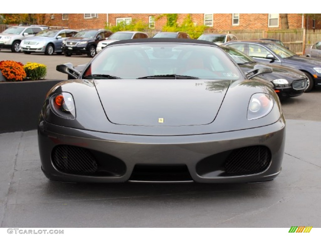 2006 F430 Spider F1 - Grigio Ingrid (Grey) / Rosso (Red) photo #2