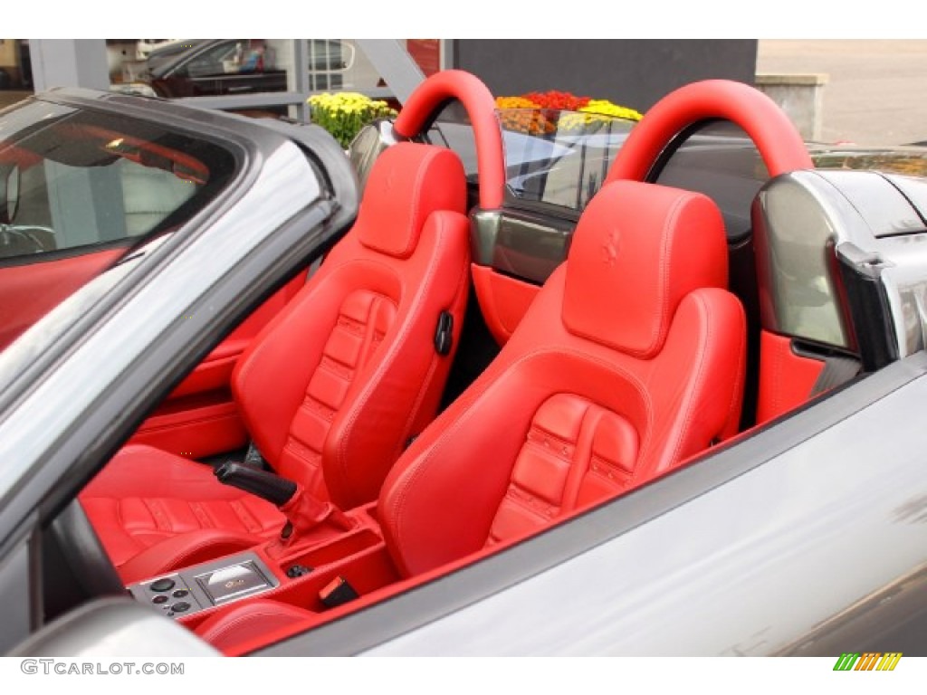 2006 F430 Spider F1 - Grigio Ingrid (Grey) / Rosso (Red) photo #15