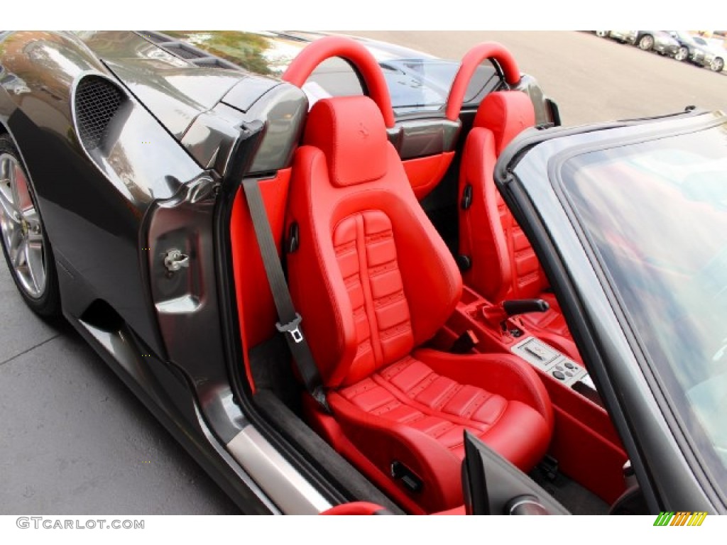 2006 F430 Spider F1 - Grigio Ingrid (Grey) / Rosso (Red) photo #24