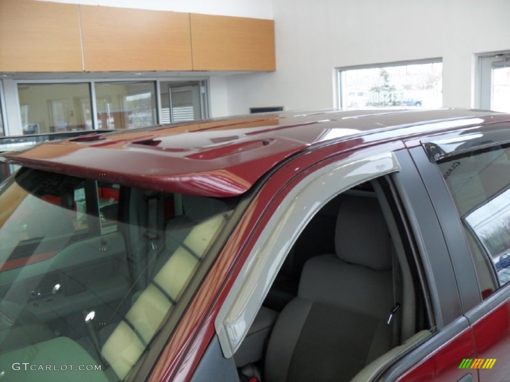 2005 F150 XLT SuperCrew 4x4 - Dark Toreador Red Metallic / Medium Flint/Dark Flint Grey photo #10