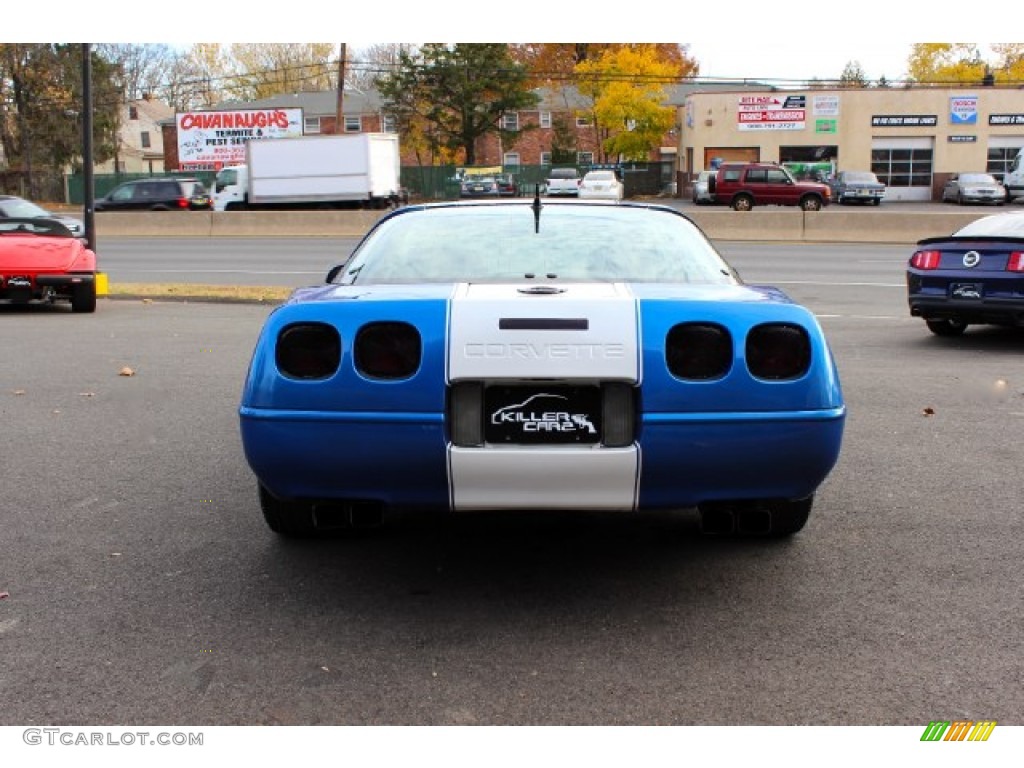 1991 Corvette Coupe - Quasar Blue Metallic / Black photo #6