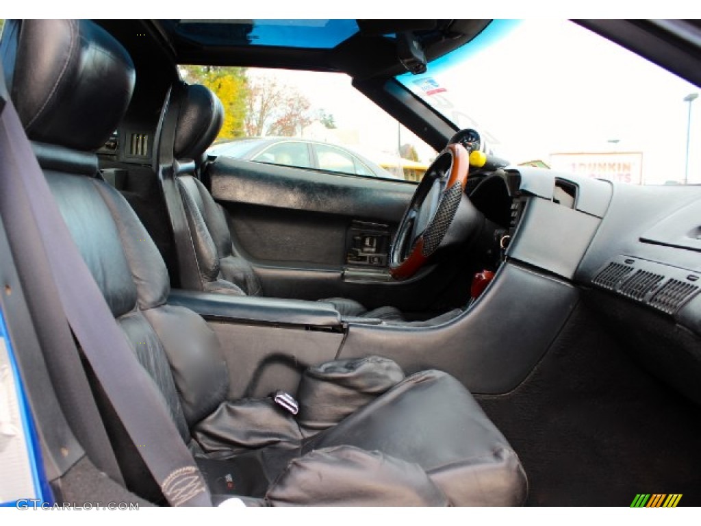 1991 Corvette Coupe - Quasar Blue Metallic / Black photo #8