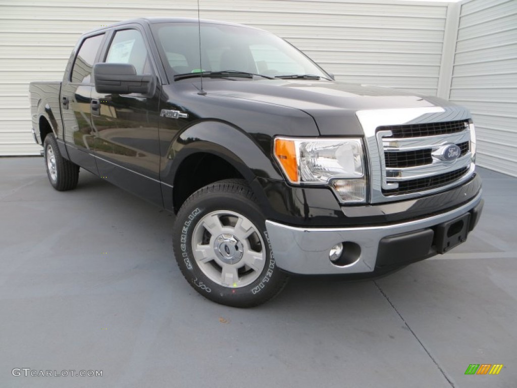 Tuxedo Black 2014 Ford F150 XLT SuperCrew Exterior Photo #88860343