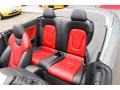 Magma Red Silk Nappa Leather Rear Seat Photo for 2010 Audi S5 #88860547