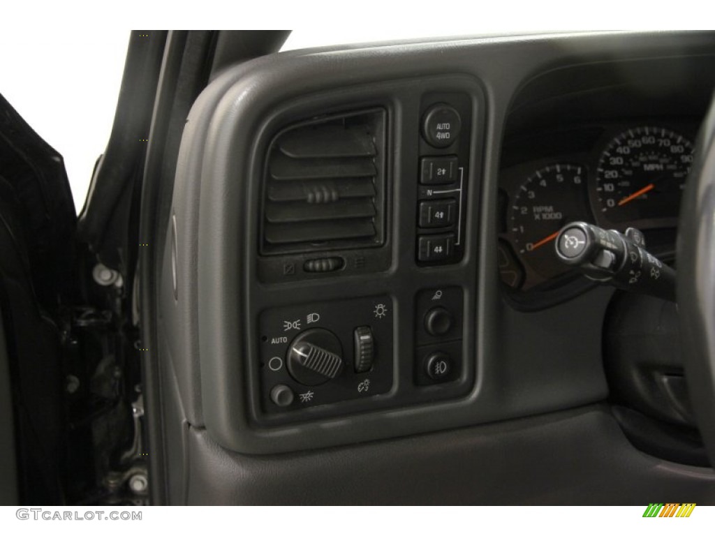 2003 Silverado 1500 LT Extended Cab 4x4 - Black / Dark Charcoal photo #6