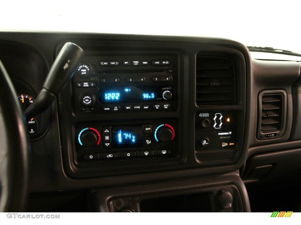 2003 Silverado 1500 LT Extended Cab 4x4 - Black / Dark Charcoal photo #10