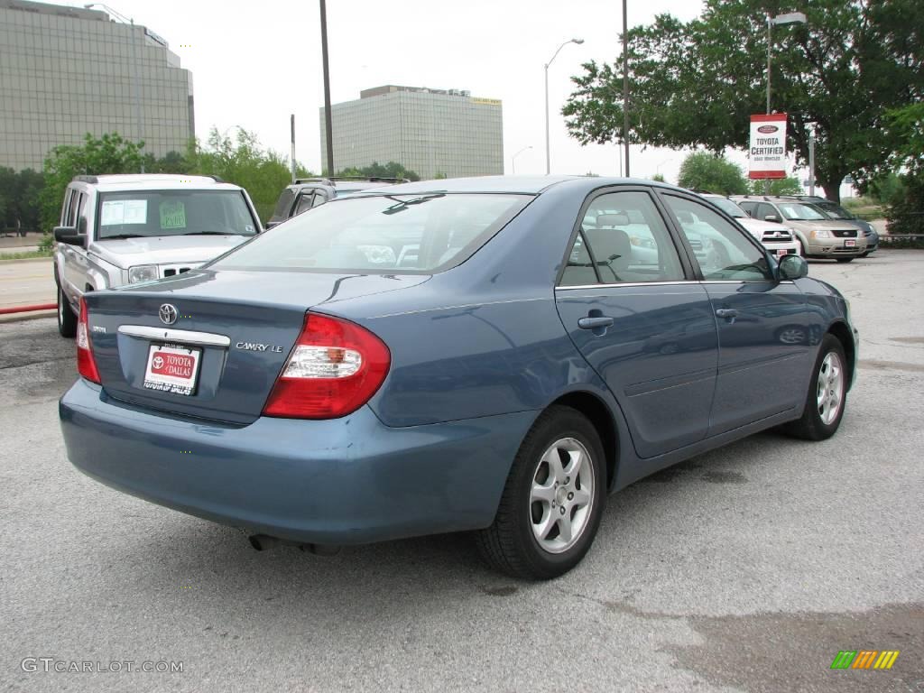 2003 Camry LE - Catalina Blue Metallic / Stone photo #6