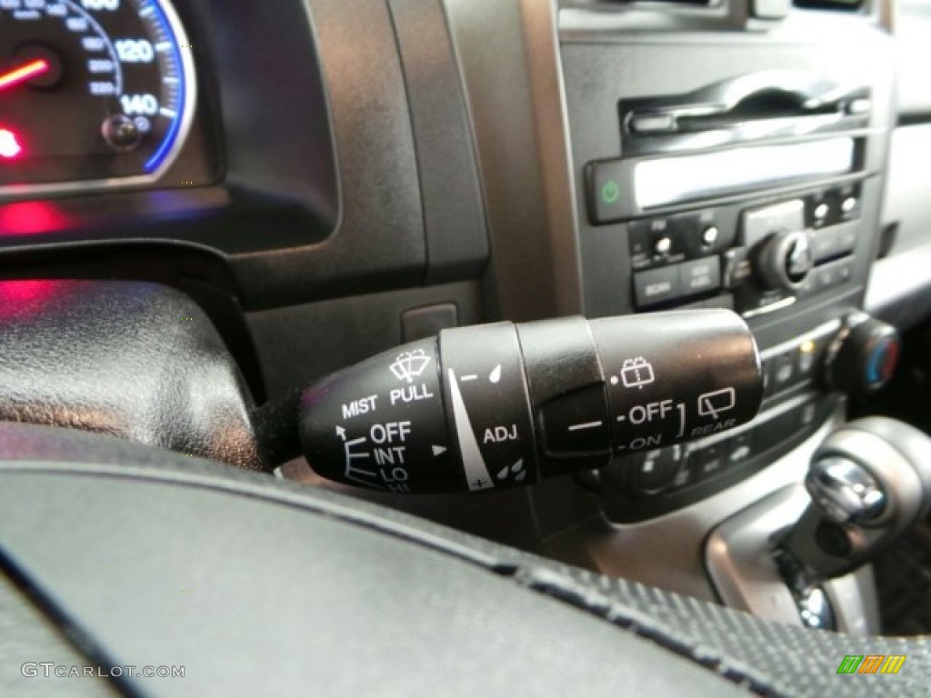 2011 CR-V EX 4WD - Crystal Black Pearl / Black photo #19
