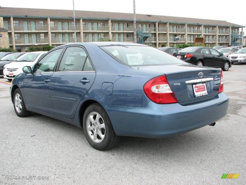 2003 Camry LE - Catalina Blue Metallic / Stone photo #8