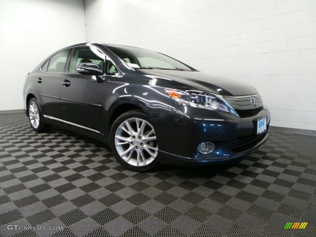 2010 HS 250h Hybrid Premium - Smoky Granite Mica / Black photo #1