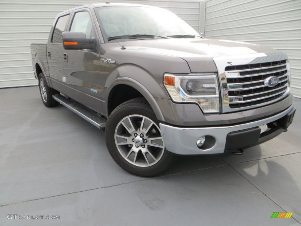 Sterling Grey 2014 Ford F150 Lariat SuperCrew 4x4 Exterior Photo #88861360
